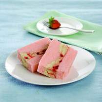 Cara membuat Cake Kukus Stroberi Lapis - Resep Masakan Rumahan