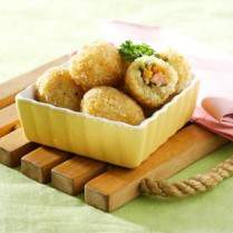 Cara membuat Kroket Singkong Sosis Sayur - Resep Masakan Rumahan