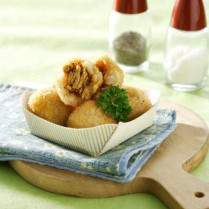Cara membuat Kroket Kentang Bumbu Rendang - Resep Masakan Rumahan