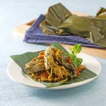 Cara membuat Pepes Tongkol Bumbu Woku - Resep Masakan Rumahan