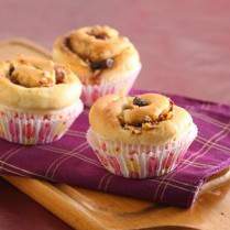 Cara membuat Cinnamon Mixed Nut Cup Bread - Resep Masakan Rumahan