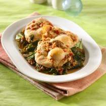 Cara membuat Telur Pedas Daun Melinjo - Resep Masakan Rumahan