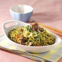 Cara membuat Mi Goreng Hijau - Resep Masakan Rumahan