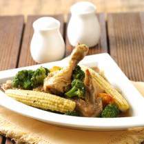Cara membuat Tumis Brokoli Ayam Panggang - Resep Masakan Rumahan